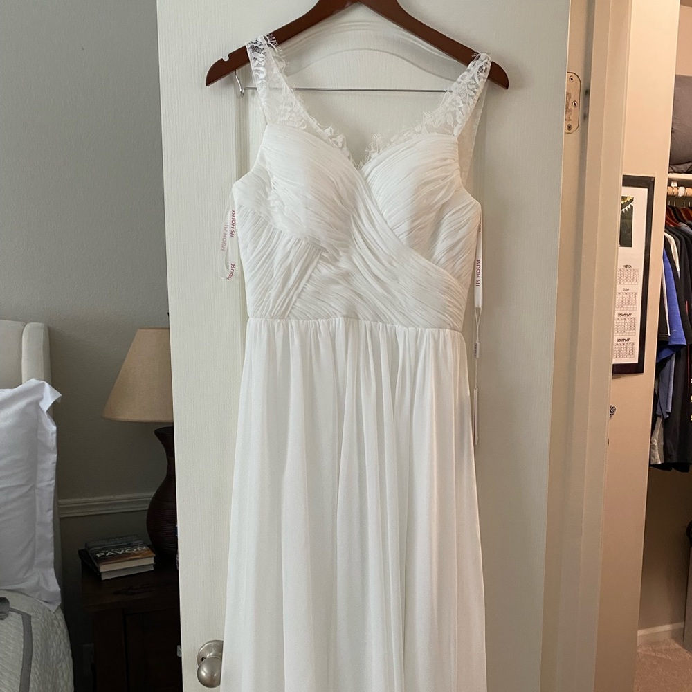 White JJ House wedding dress